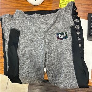 PINK Victoria's Secret Kids Grey and Black Bottoms